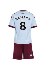 Aston Villa Boubacar Kamara #8 Jalkapallovaatteet Lasten Kolmas peliasu 2026-27 Lyhythihainen (+ Lyhyet housut)